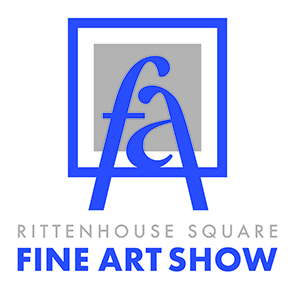 Logo for Rittenhouse Square Fine Art Show - Student Application, June 2025