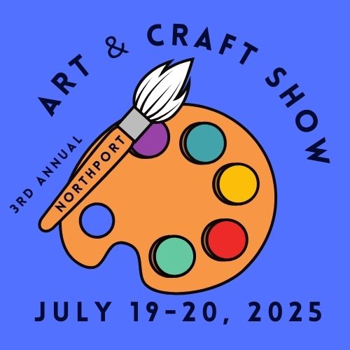 Logo for Northport Art & Craft Show 3rd annual July 20-21, 2025