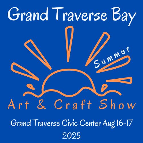 Logo for Grand Traverse Bay Summer Art & Craft Show August 16-17, 2025