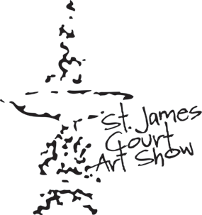 Logo for St. James Court Art Show 2025 - St. James Court Section