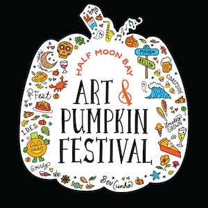 Logo for Half Moon Bay Art & Pumpkin Festival 2025