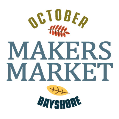 Logo for October BAYSHORE Makers Market 2025