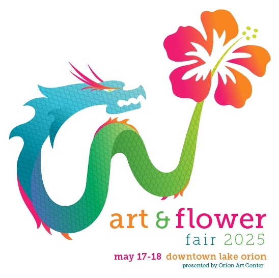 Logo for Lake Orion Art & Flower Fair 2025