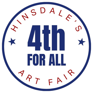 Logo for Hinsdale's 4th for All Art Fair