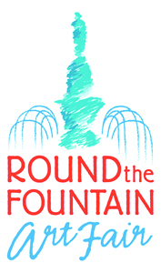 Logo for Round the Fountain Art Fair 2025