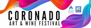 Logo for Coronado Art & Wine Festival 2025