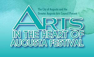 Logo for Arts in the Heart of Augusta Festival 2025 (Fine Arts & Fine Crafts Market)