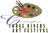 Logo for Covington Three Rivers Art Festival 2025