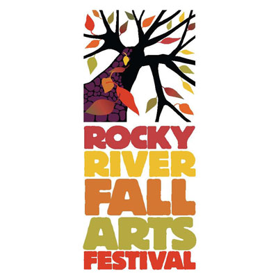 Logo for Rocky River Fall Arts Festival 2025