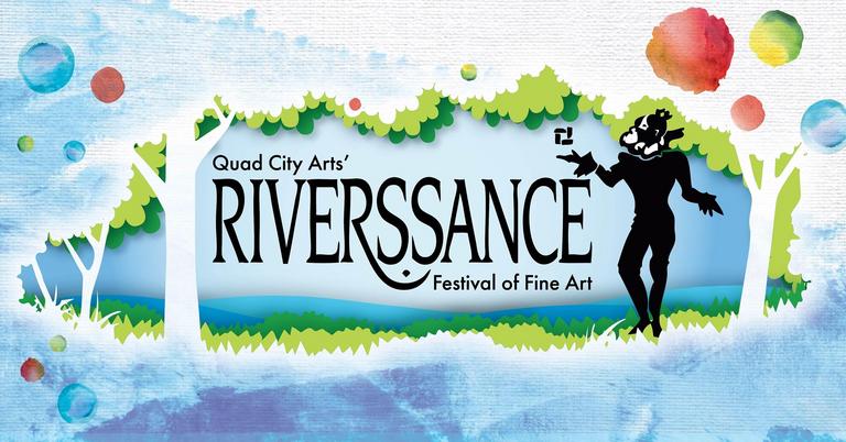 Logo for Quad City Arts' 37th Annual Riverssance Festival of Fine Art