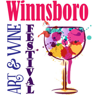 Logo for Winnsboro Art & Wine Festival 2025