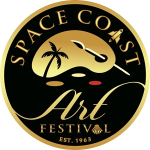 Logo for Space Coast Art Festival 2025