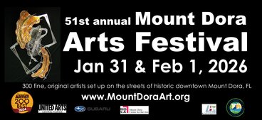 Logo for Mount Dora Arts Festival 51st Annual 2026