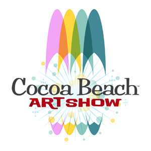 Logo for Cocoa Beach Art Show 2025