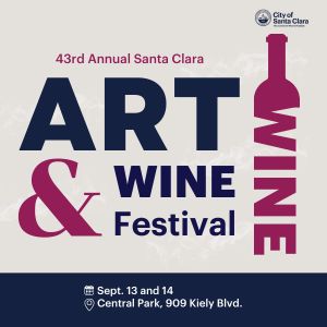 Logo for Santa Clara Art & Wine Festival 2025