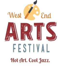 Logo for West End Arts Festival 2025