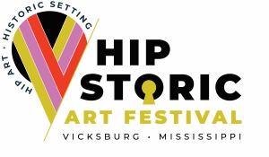 Logo for Vicksburg Hipstoric Art Festival 2025